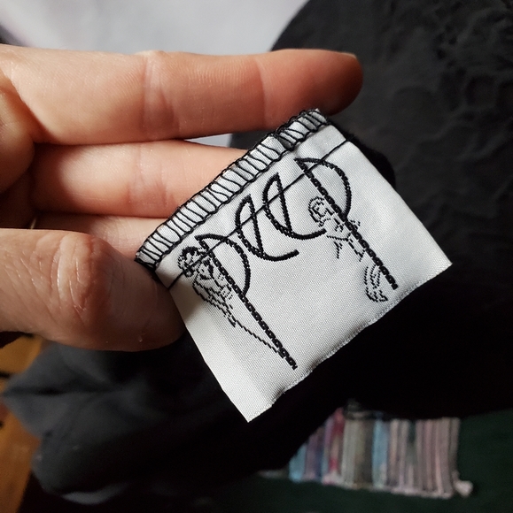 Vintage Peep Black Strappy Bodycon Dress - Picture 7 of 8